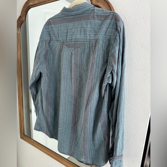 Denim Button Down Pearl Snap, Scully, Men’s L - Picture 3 of 9